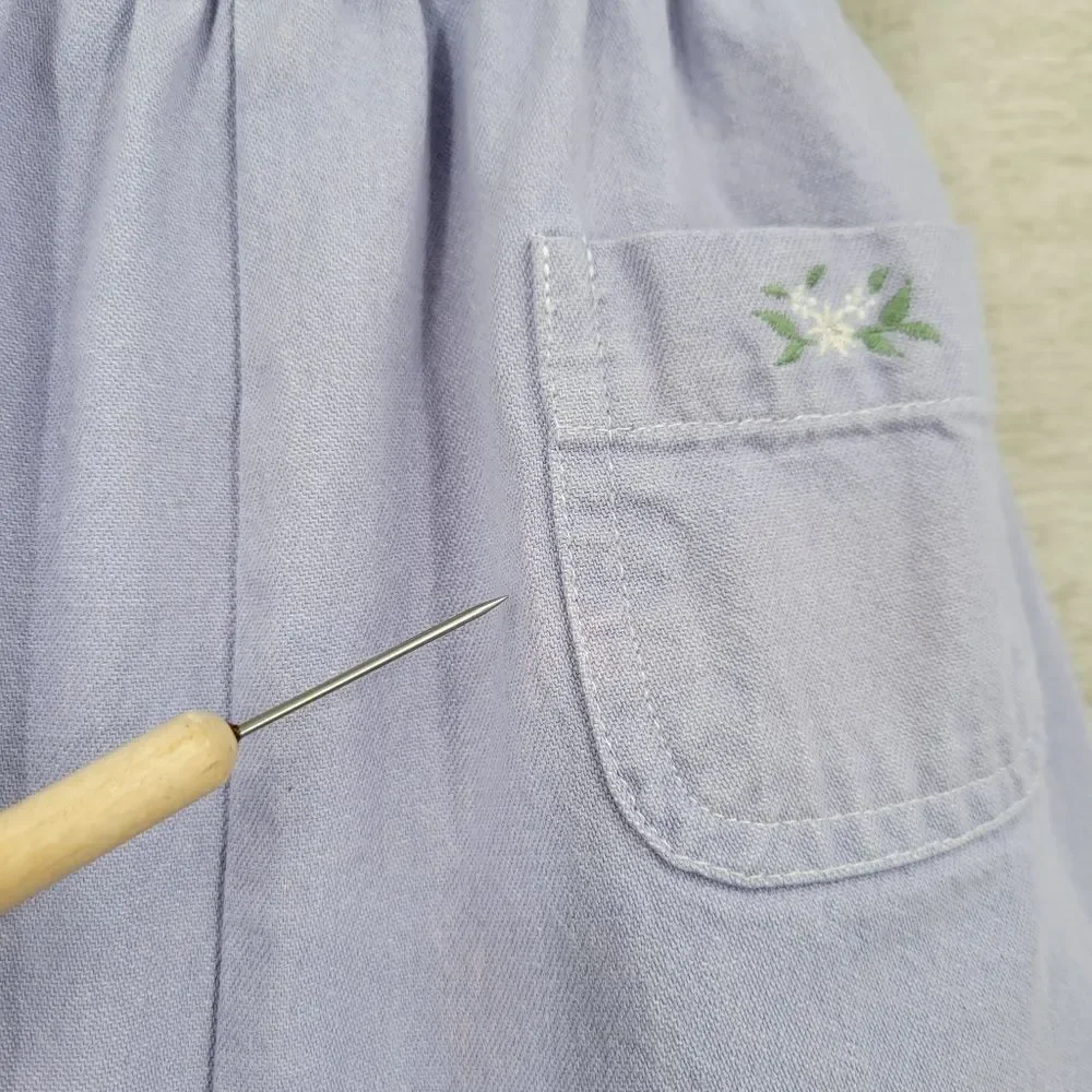 Ralph Lauren Vintage 90s Purple Lavender Girls Overalls Bubble Shorts